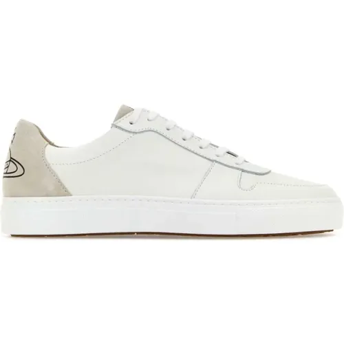 Klassische Weiße Ledertrainer Sneakers , Damen, Größe: 38 EU - Vivienne Westwood - Modalova