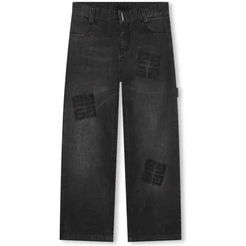 Schwarze Jeans mit Signature 4G Motiv - Givenchy - Modalova