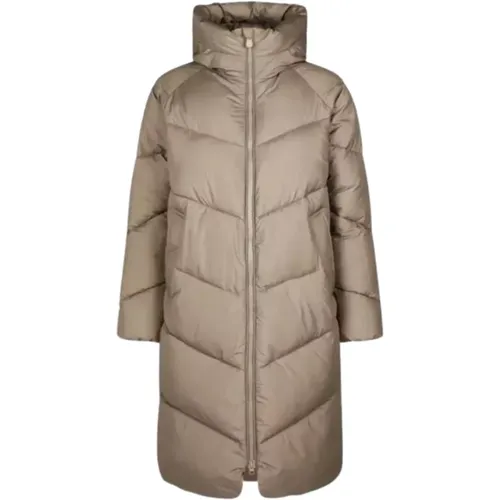 Hooded Coat , female, Sizes: L, XL - Save The Duck - Modalova