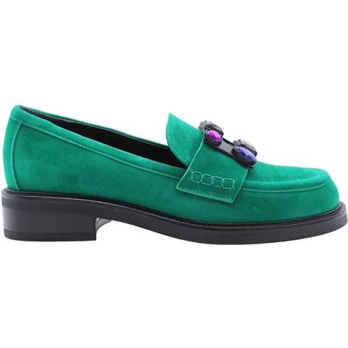 Texas Moccasin , female, Sizes: 4 1/2 UK, 6 UK, 5 1/2 UK, 7 UK, 5 UK - Brù Milano - Modalova