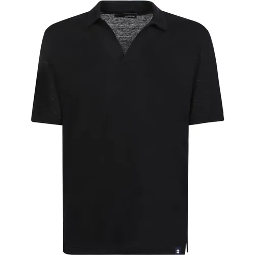 Neck polo shirt from , male, Sizes: XL - Lardini - Modalova