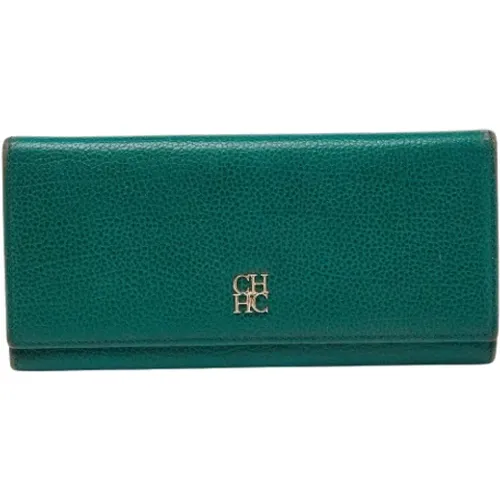 Pre-owned Leder Portemonnaies , Damen, Größe: ONE Size - Carolina Herrera Pre-owned - Modalova