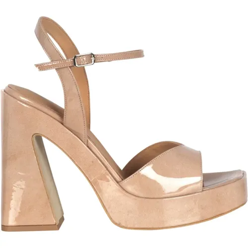 High Heel Sandals , female, Sizes: 6 UK - Elvio Zanon - Modalova