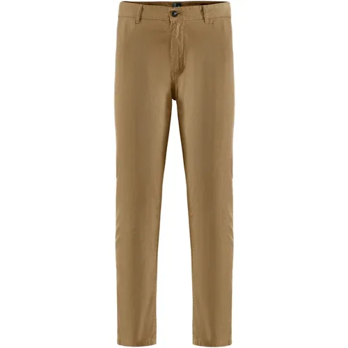 Slim Fit Cotton Linen Chino Pants , male, Sizes: W38 - BomBoogie - Modalova