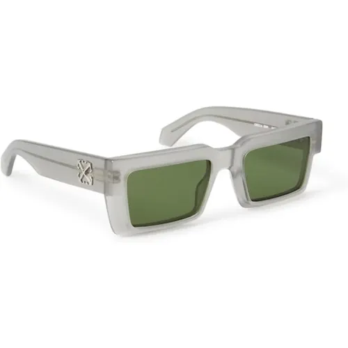 Stylish Sunglasses , unisex, Sizes: 50 MM - Off White - Modalova