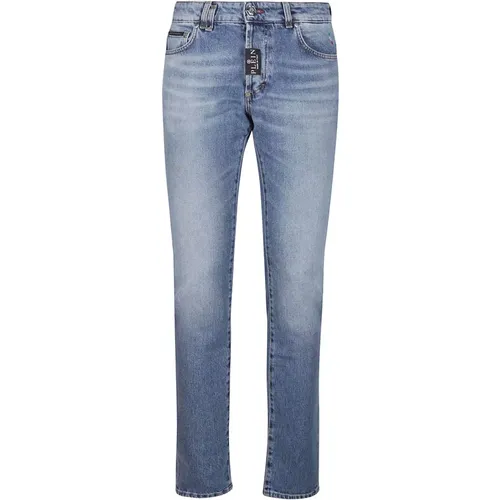 Super Straight Jeans , male, Sizes: W31 - Philipp Plein - Modalova