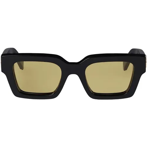 Virgil Square Sunglasses , unisex, Sizes: 50 MM, 53 MM - Off White - Modalova