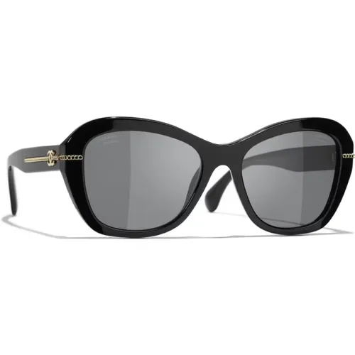 Ikonoische Sonnenbrille - Einheitliche Gläser - Chanel - Modalova