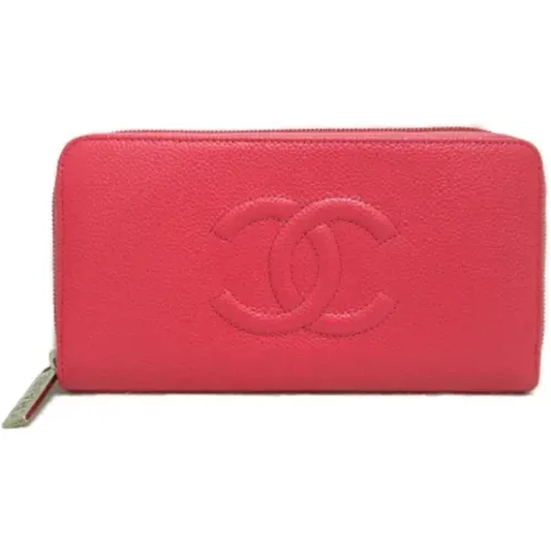 Pre-owned Leather wallets , female, Sizes: ONE SIZE - Chanel Vintage - Modalova