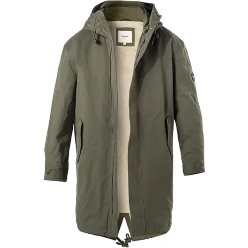 Moderne Funktionale Parka Thander , Herren, Größe: 2XL - Pepe Jeans - Modalova