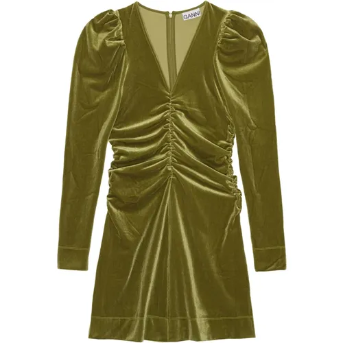 Stilvolle Kleider Tuniken T3711 , Damen, Größe: M - Ganni - Modalova