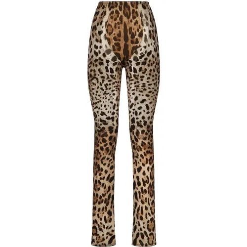 Leopardenmuster Hose - Dolce & Gabbana - Modalova