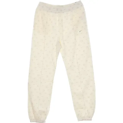 Sportswear Fleece Tracksuit Pants All Over Print , female, Sizes: L, S - Nike - Modalova