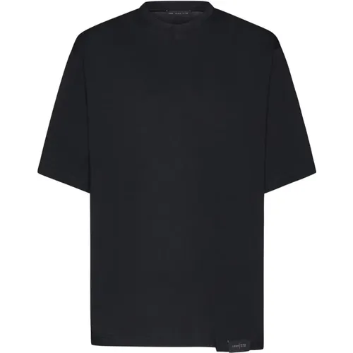 Cotton T-shirt with Logo , male, Sizes: L, 3XL, 4XL, XL, 2XL, M - Low Brand - Modalova
