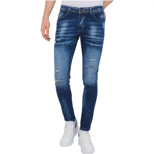 Slim-fit Jeans , male, Sizes: W31, W36, W38, W32, W34, W29, W30, W33 - Local Fanatic - Modalova