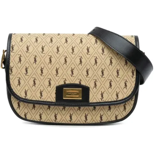 Pre-owned Canvas crossbody-bags , female, Sizes: ONE SIZE - Yves Saint Laurent Vintage - Modalova