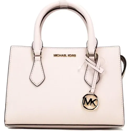 Small Vegan Leather Center Zip Satchel Handbag , female, Sizes: ONE SIZE - Michael Kors - Modalova