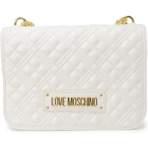 Weiße Designer-Schultertasche Frauen - Love Moschino - Modalova