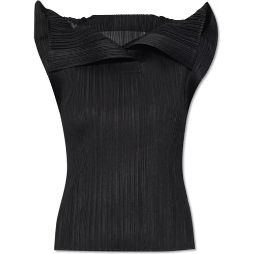 Pleated top , female, Sizes: L - Issey Miyake - Modalova