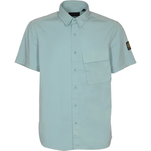 Short Sleeve Scale Shirt , male, Sizes: S, L, M - Belstaff - Modalova