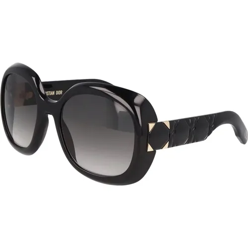 Sunglasses,Moderne runde Sonnenbrille mit Cannage-Motiv - Dior - Modalova
