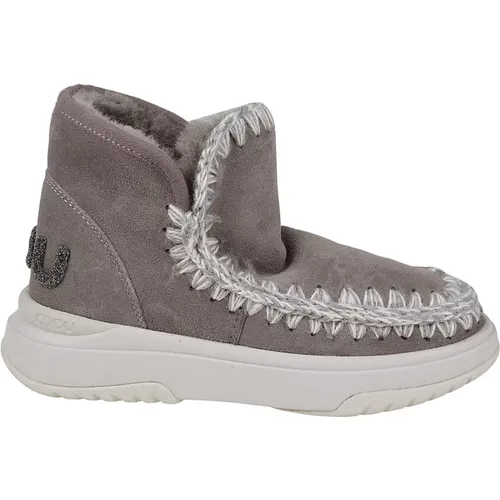 Glitter Logo Eskimo Jogger Stiefel , Damen, Größe: 36 EU - Mou - Modalova