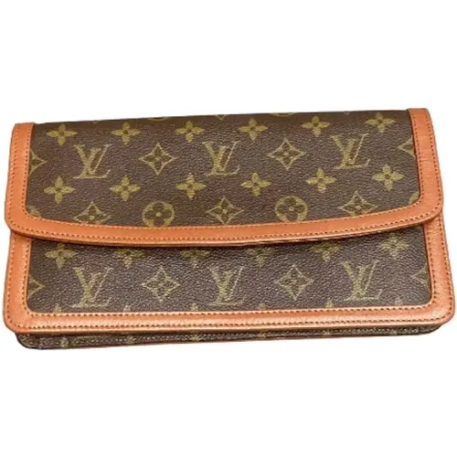 Leather Louis Vuitton Clutch , female, Sizes: ONE SIZE - Louis Vuitton Vintage - Modalova