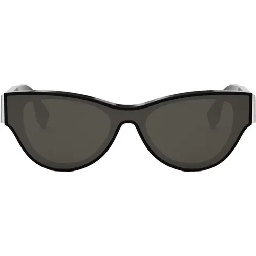 Cat-eye Damen Sonnenbrille in Schwarz , Damen, Größe: ONE Size - Fendi - Modalova