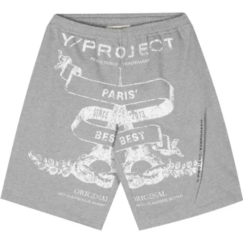 Bedruckte Logo Bermuda Shorts , Herren, Größe: S - Y/Project - Modalova