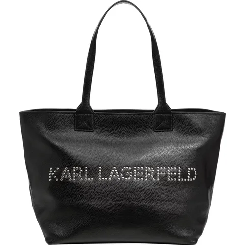 Stilvolle Tote Tasche mit Reißverschluss , Damen, Größe: ONE Size - Karl Lagerfeld - Modalova