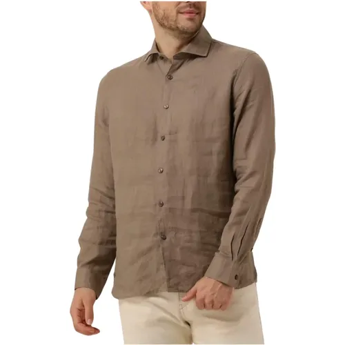 Casual Beige Hemd , Herren, Größe: L - DSTREZZED - Modalova