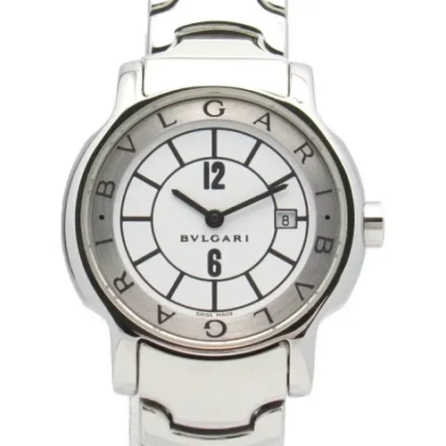 Pre-owned Stainless Steel watches , female, Sizes: ONE SIZE - Bvlgari Vintage - Modalova