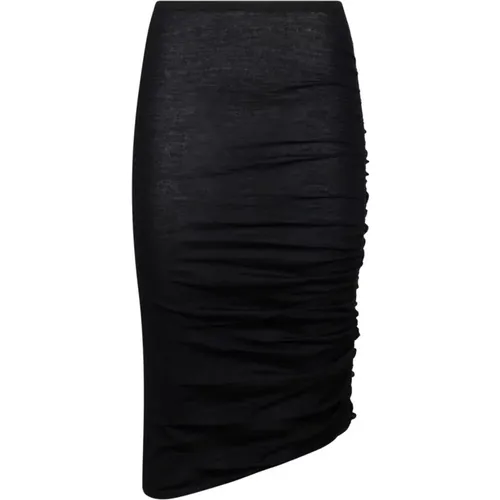 Ruched Midi Skirt , female, Sizes: 2XS, XS - Isabel marant - Modalova