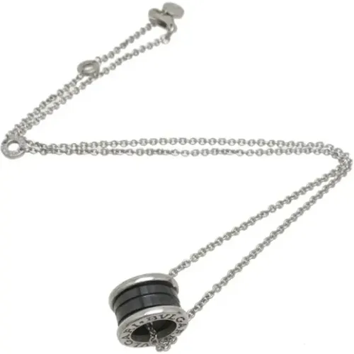 Pre-owned Silver necklaces , female, Sizes: ONE SIZE - Bvlgari Vintage - Modalova