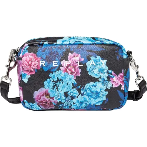 Floral Print Crossbody Bag for Women , female, Sizes: ONE SIZE - Replay - Modalova