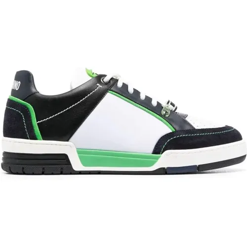 Multicolour Casual Sneakers for Men , male, Sizes: 9 UK, 12 UK, 10 UK, 8 UK, 11 UK - Moschino - Modalova