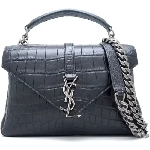 Pre-owned Leather shoulder-bags , female, Sizes: ONE SIZE - Yves Saint Laurent Vintage - Modalova