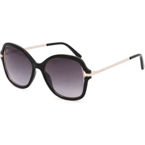 Schwarze Harz-Sonnenbrille für Frauen - Guess - Modalova