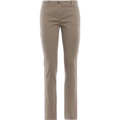 Slim-Fit Trousers for Women , female, Sizes: XS - Aspesi - Modalova
