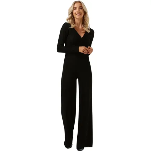 Schwarzer Miller Jumpsuit Damen , Damen, Größe: XL - Freebird - Modalova