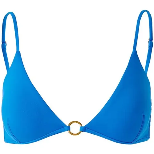 Cobalt Bikini Top mit Goldenen Ringen - Melissa Odabash - Modalova