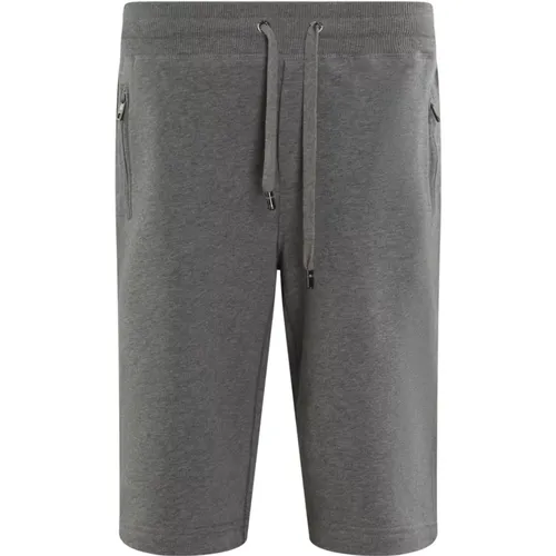 Jersey Jogging Shorts für Herren , Herren, Größe: S - Dolce & Gabbana - Modalova