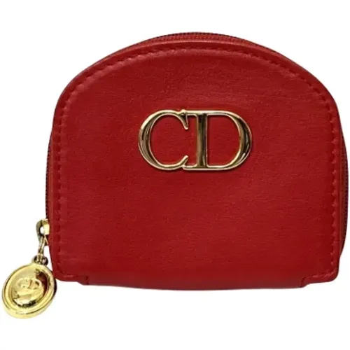 Pre-owned Leather wallets , female, Sizes: ONE SIZE - Dior Vintage - Modalova