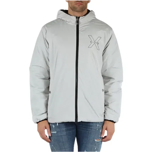 Wendbare Kapuzenjacke mit Logodruck - Richmond - Modalova