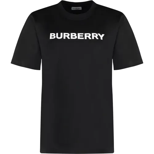 Kontrastierendes Logo Baumwoll-T-Shirt - Burberry - Modalova