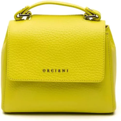 Grüne Soft Mini Handtasche , Damen, Größe: ONE Size - Orciani - Modalova