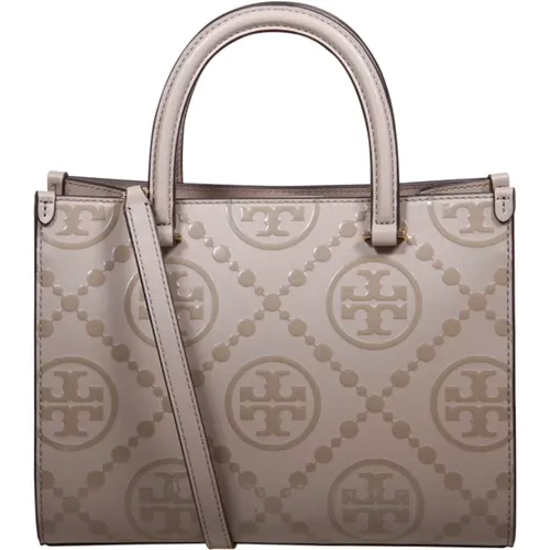 Geprägte Quadratische Tote-Tasche - TORY BURCH - Modalova