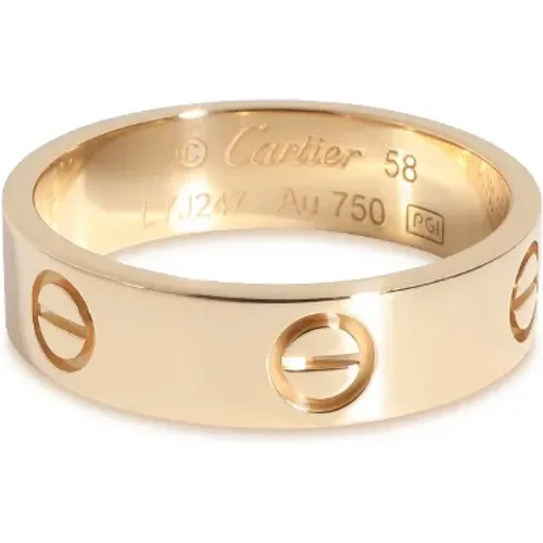 Pre-owned Gold rings , female, Sizes: ONE SIZE - Cartier Vintage - Modalova