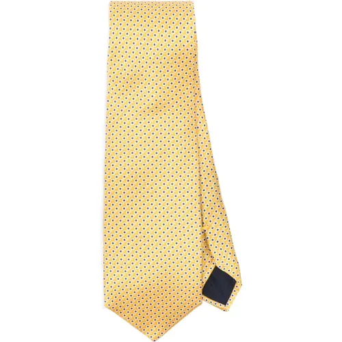 Luxury Silk Tie Made in Italy , male, Sizes: ONE SIZE - Corneliani - Modalova