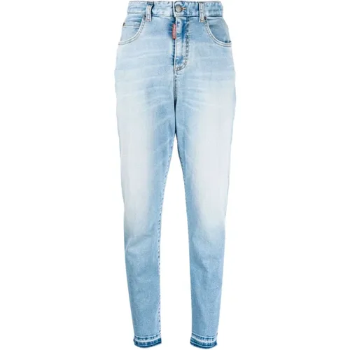 Blaue Skinny Jeans für Frauen , Damen, Größe: S - Dsquared2 - Modalova